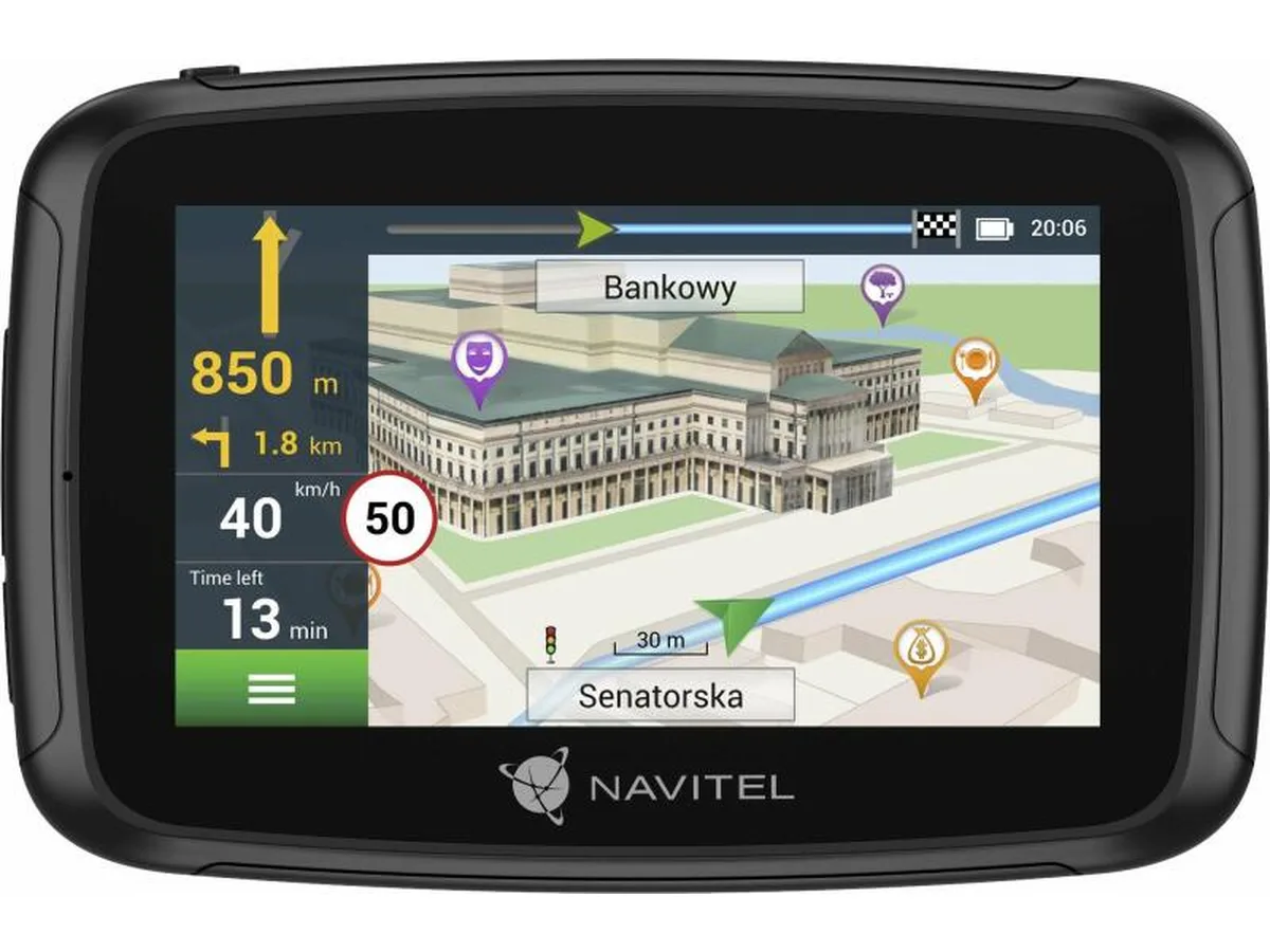 Motorkerékpár GPS navigáció